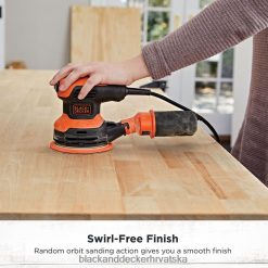 alata hr BLACK+DECKER ekscentar brusilica 5 inča 2,4 ampera LBTTJX618