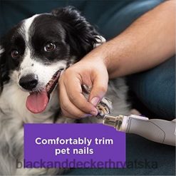 dom i stil života hr BLACK+DECKER Punjivi punjivi trimer za kućne ljubimce i rotirajući alat sivi LBTTJX226