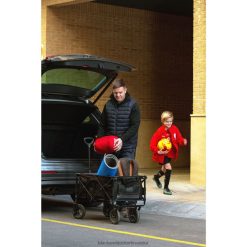 dom i stil života hr BLACK+DECKER sklopiva kolica za pohranu sklopivi pomoćni vagon drži do 176 lbs. crno LBTTJX131