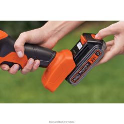 vanjski hr BLACK+DECKER 20v maksimalni priključak za napajanje 3/8 in. Komplet bežičnih škara za grmlje LBTTJX511