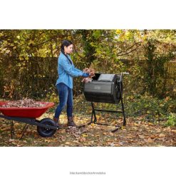 vanjski hr BLACK+DECKER komposter s dvije komore na prevrtanje 40 galona LBTTJX410